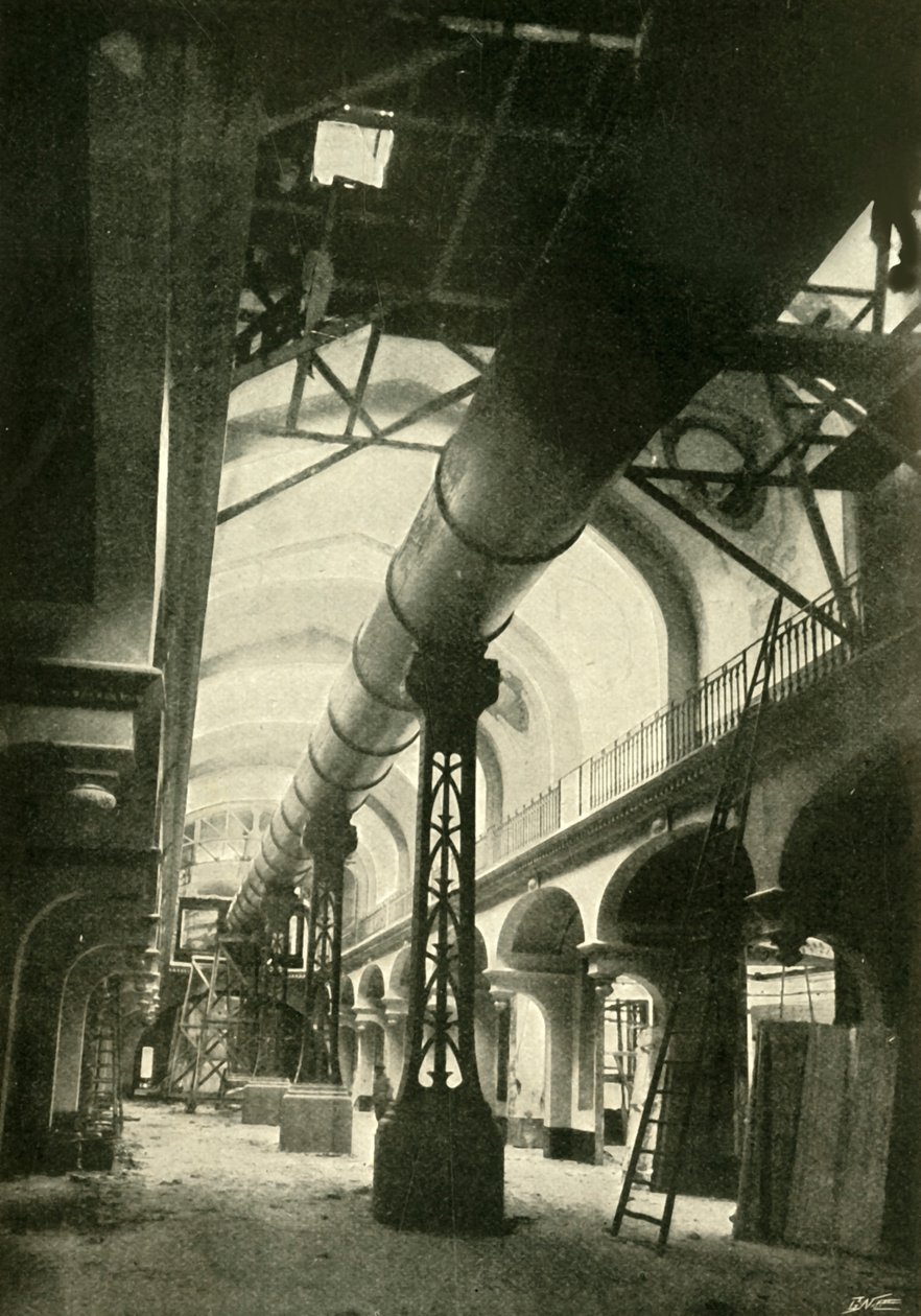 اكتمال التلسكوب ، 1900. بواسطة غير معروف