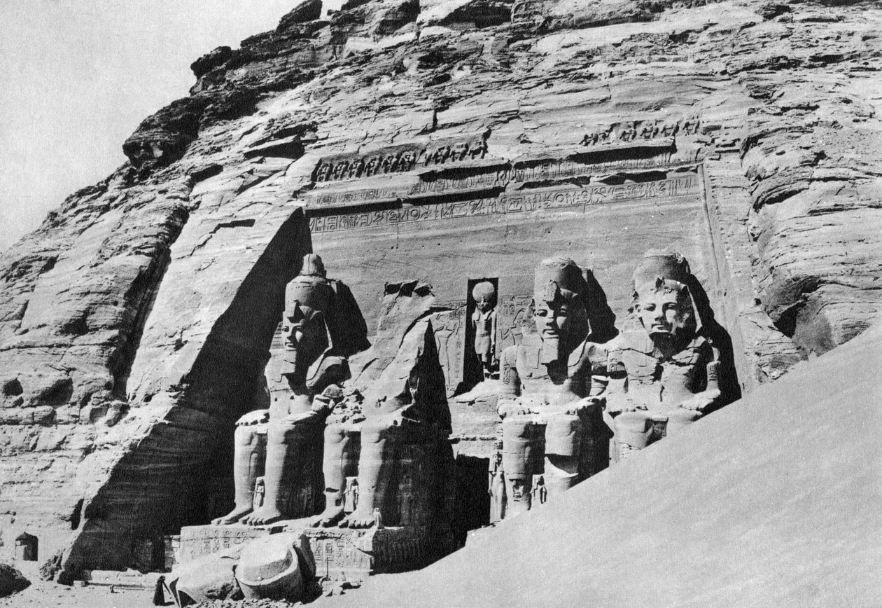 معبد أبو سمبل ، مصر ، 1936 بواسطة غير معروف