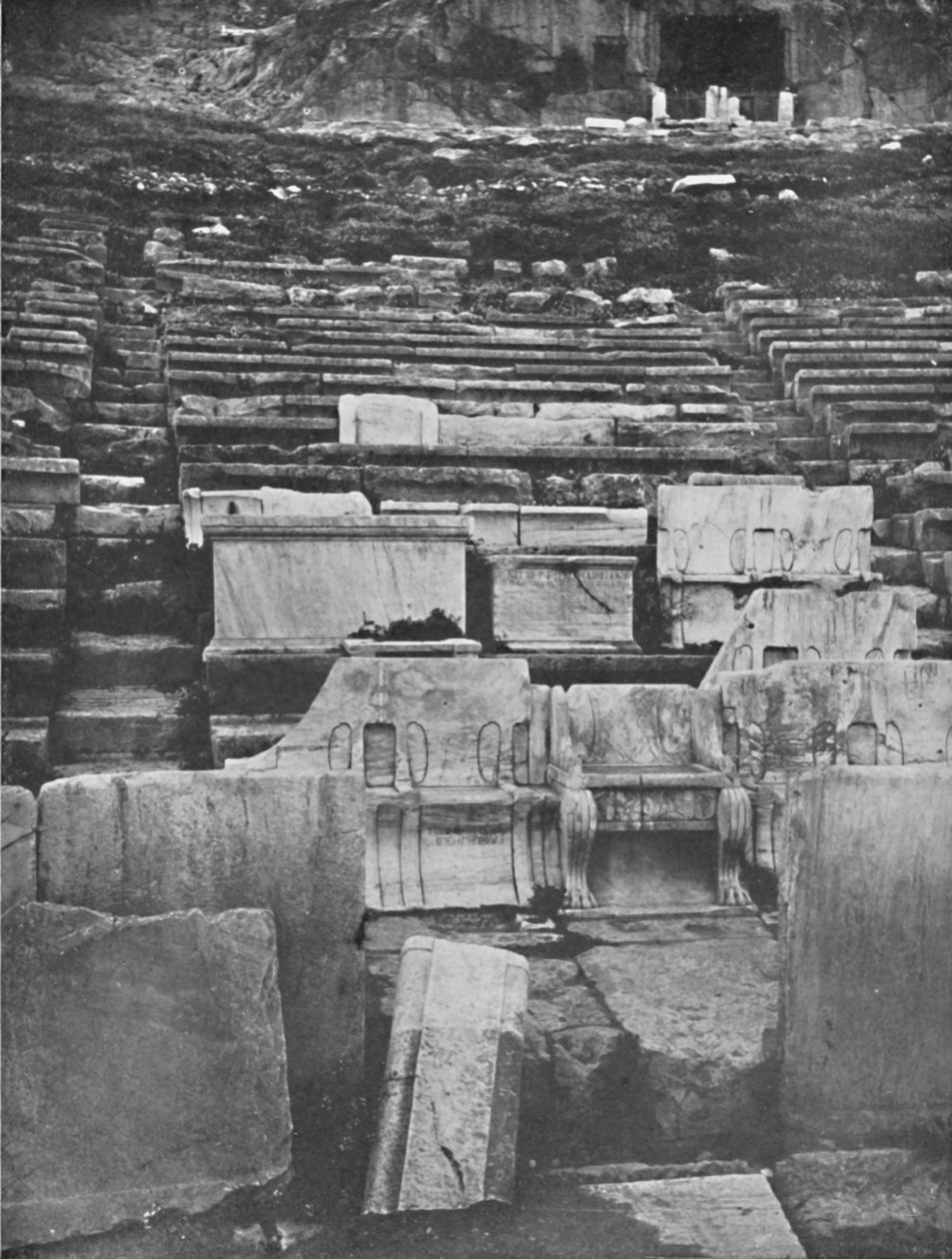 مسرح ديونيسوس ، أثينا ، 1913 بواسطة غير معروف