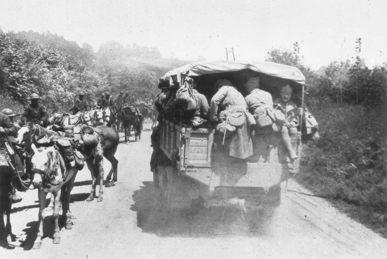 معركة أيسن الثالثة ، Chemin des Dames ، فرنسا ، 1918 بواسطة غير معروف