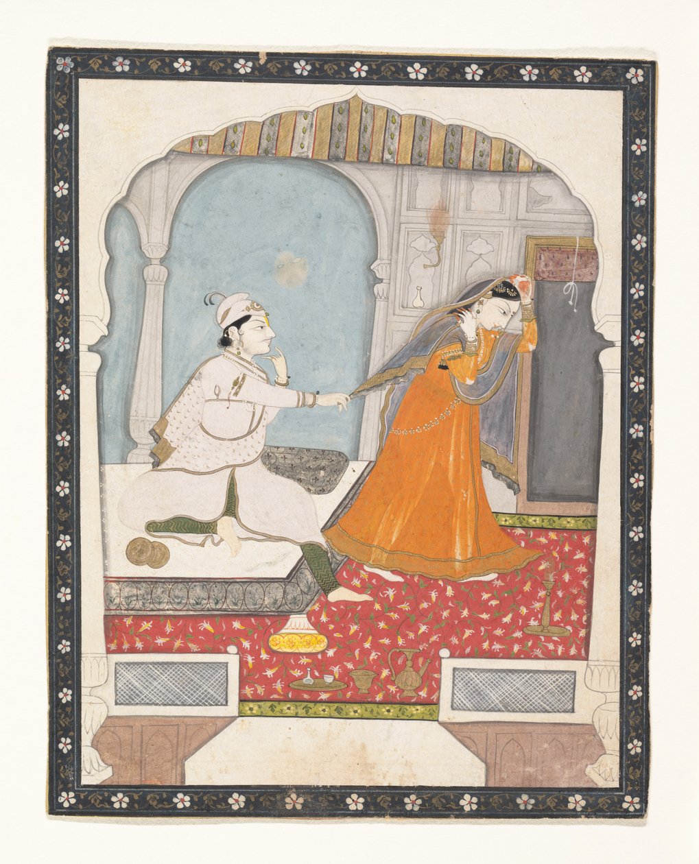 العروس الخجولة ، كاليفورنيا. 1800. بواسطة غير معروف