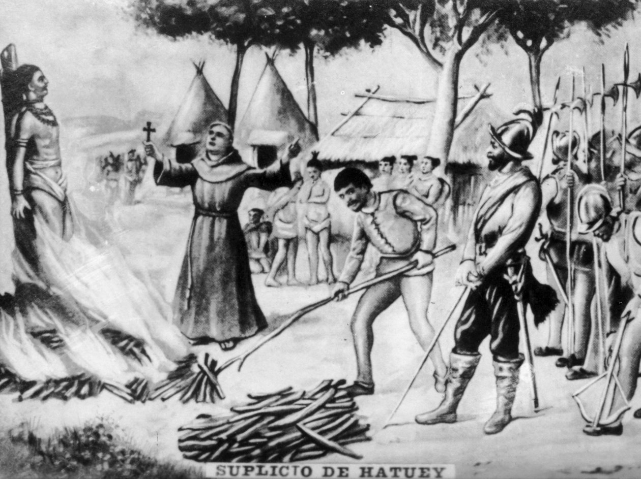 عذاب Hatuey ، القرن 16 ، 1920s بواسطة غير معروف