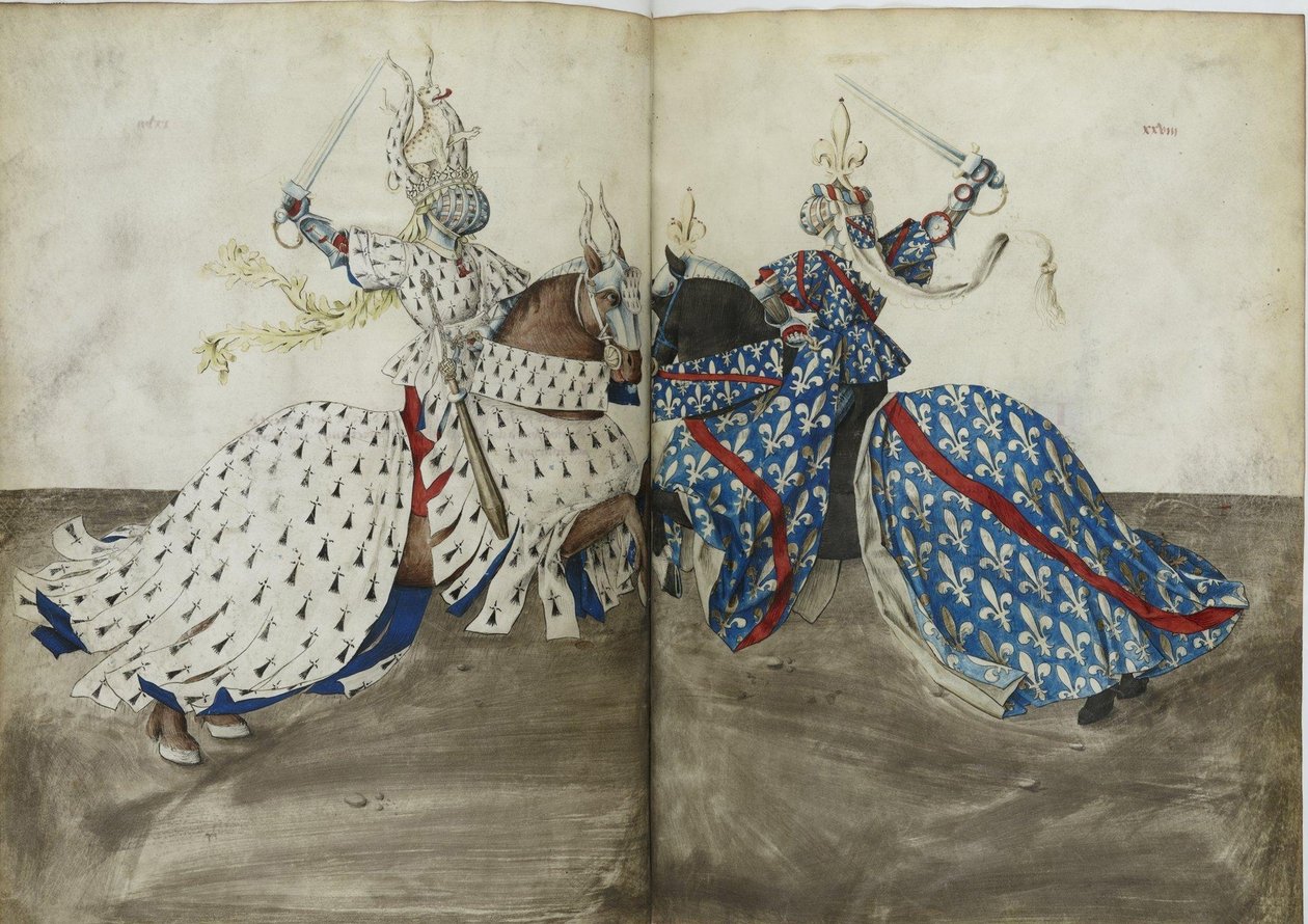 كتاب البطولة رينيه دانجو ، 1447 م بواسطة غير معروف