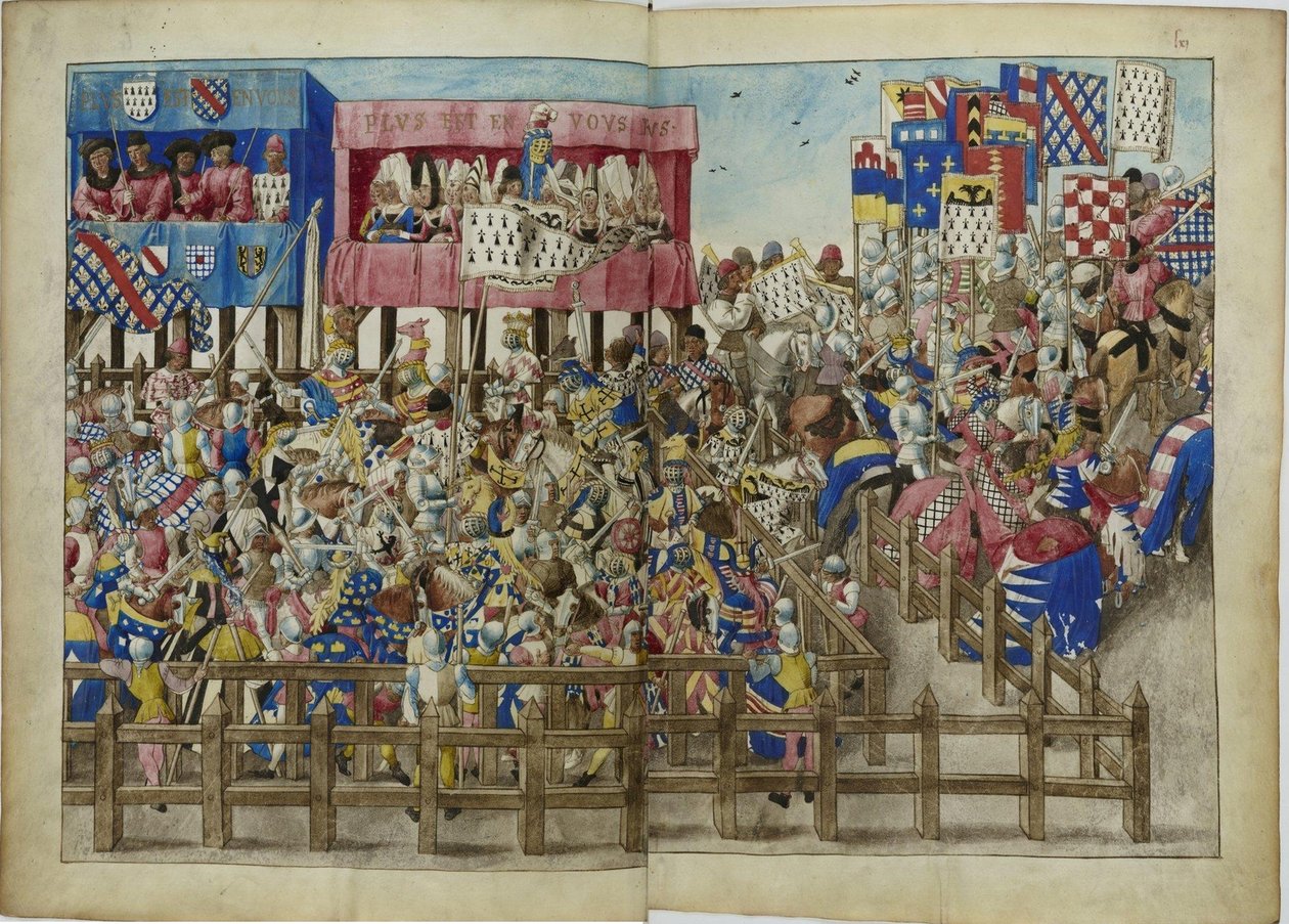 كتاب البطولة رينيه دانجو ، 1447 م بواسطة غير معروف