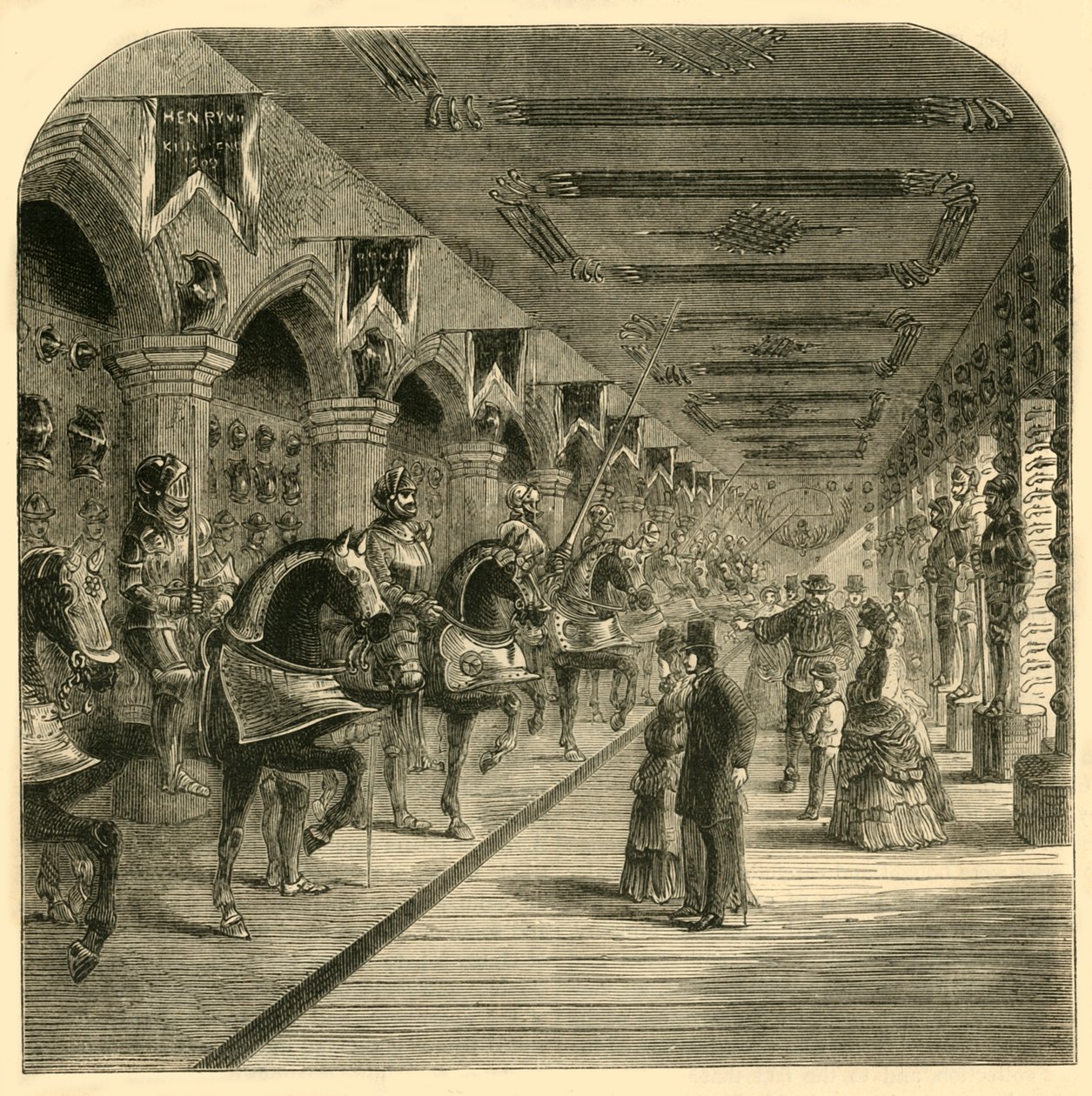 مخزن أسلحة حصان البرج ، c1872. بواسطة غير معروف