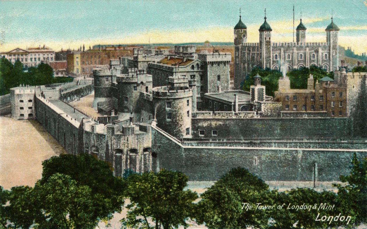 برج لندن ومينت ، لندن ، c1910. بواسطة غير معروف