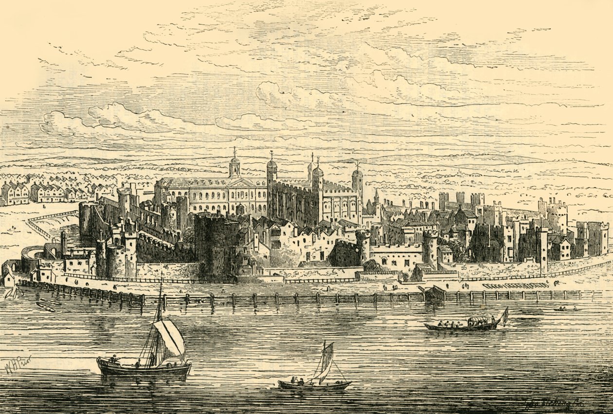 برج لندن ، c1872. بواسطة غير معروف