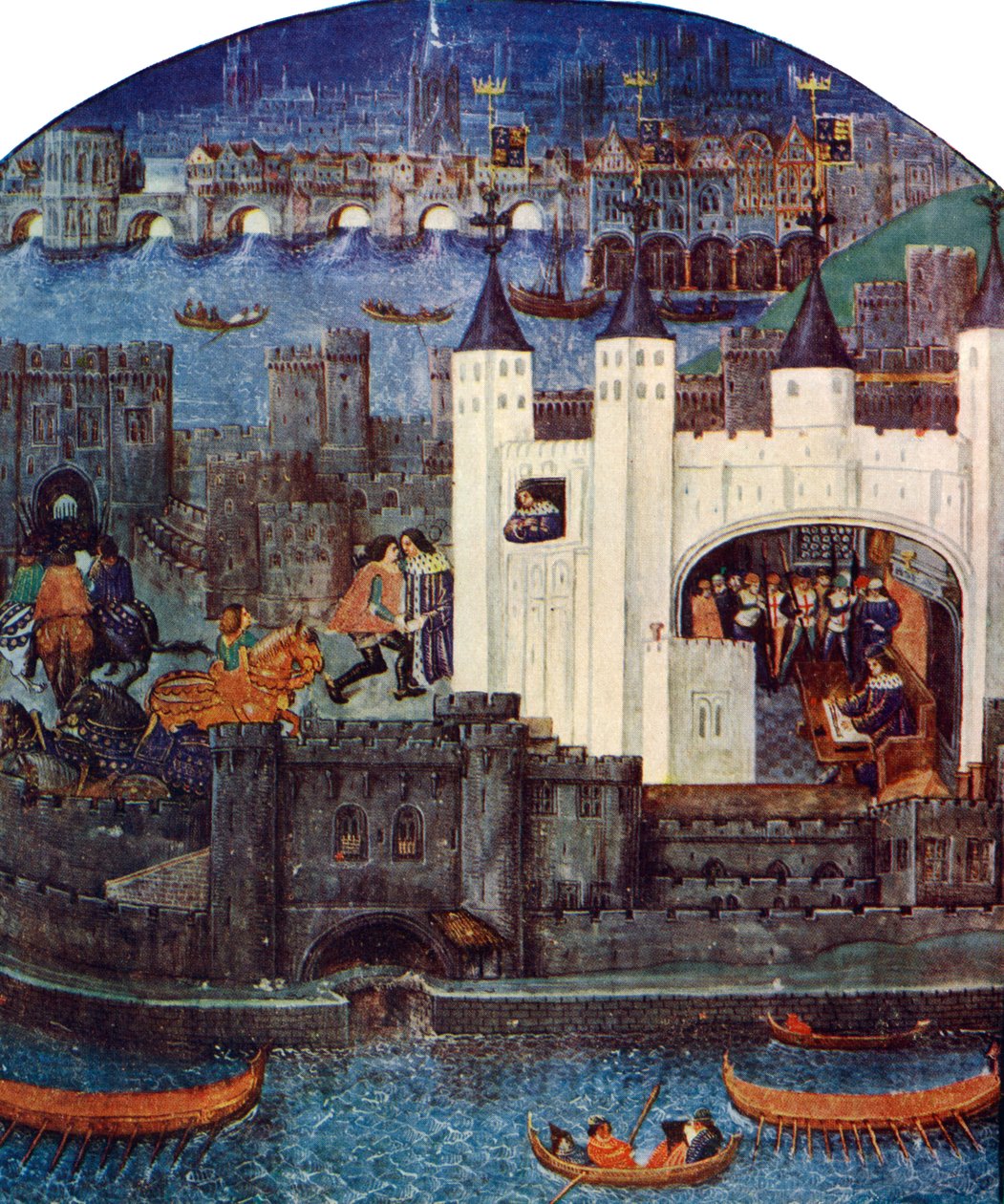 برج لندن مع جسر لندن ، c1500 ، c1900-1920 بواسطة غير معروف