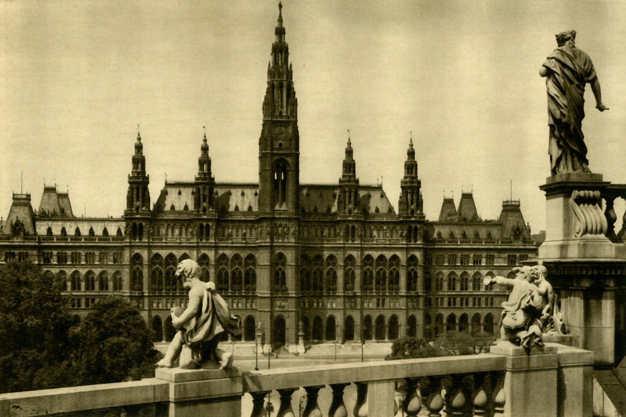 قاعة المدينة ، فيينا ، النمسا ، c1935. بواسطة غير معروف