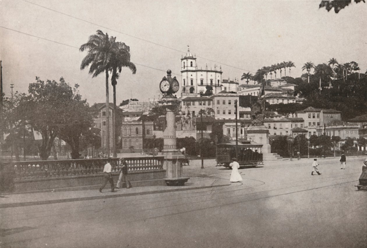 اجتاز الترام Praca da Gloria ، 1914 بواسطة غير معروف