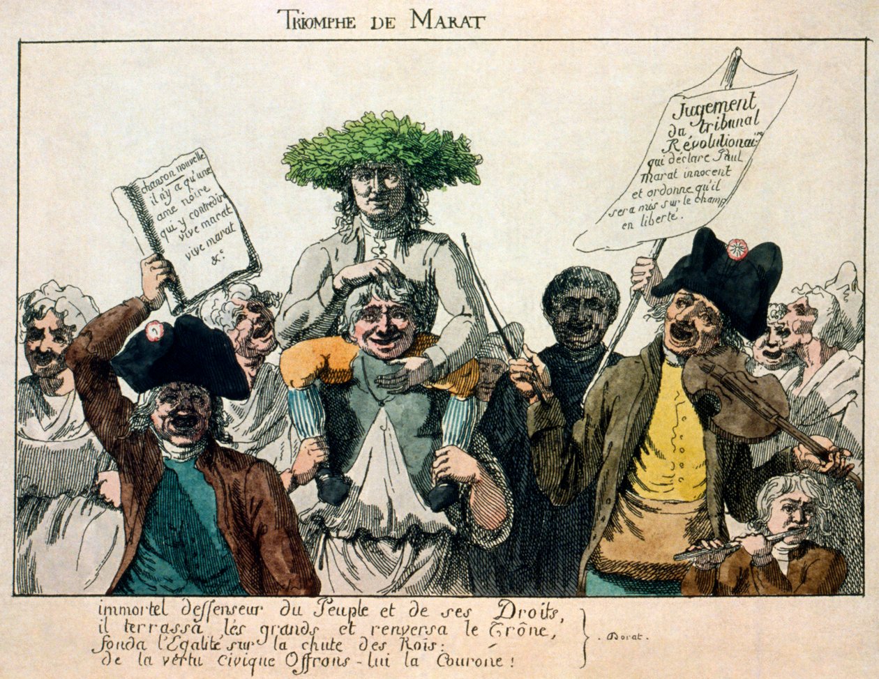 انتصار مارات ، 1793 بواسطة غير معروف