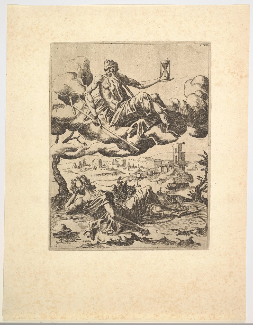 انتصار الوقت من انتصارات بترارك ، كاليفورنيا. 1548-49. بواسطة غير معروف