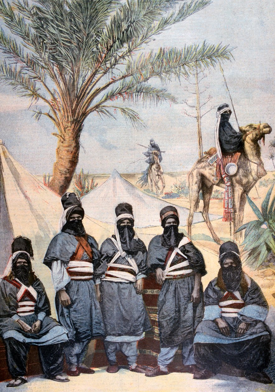 قافلة الطوارق في شتاء فيلودروم ، باريس ، 1894 بواسطة غير معروف