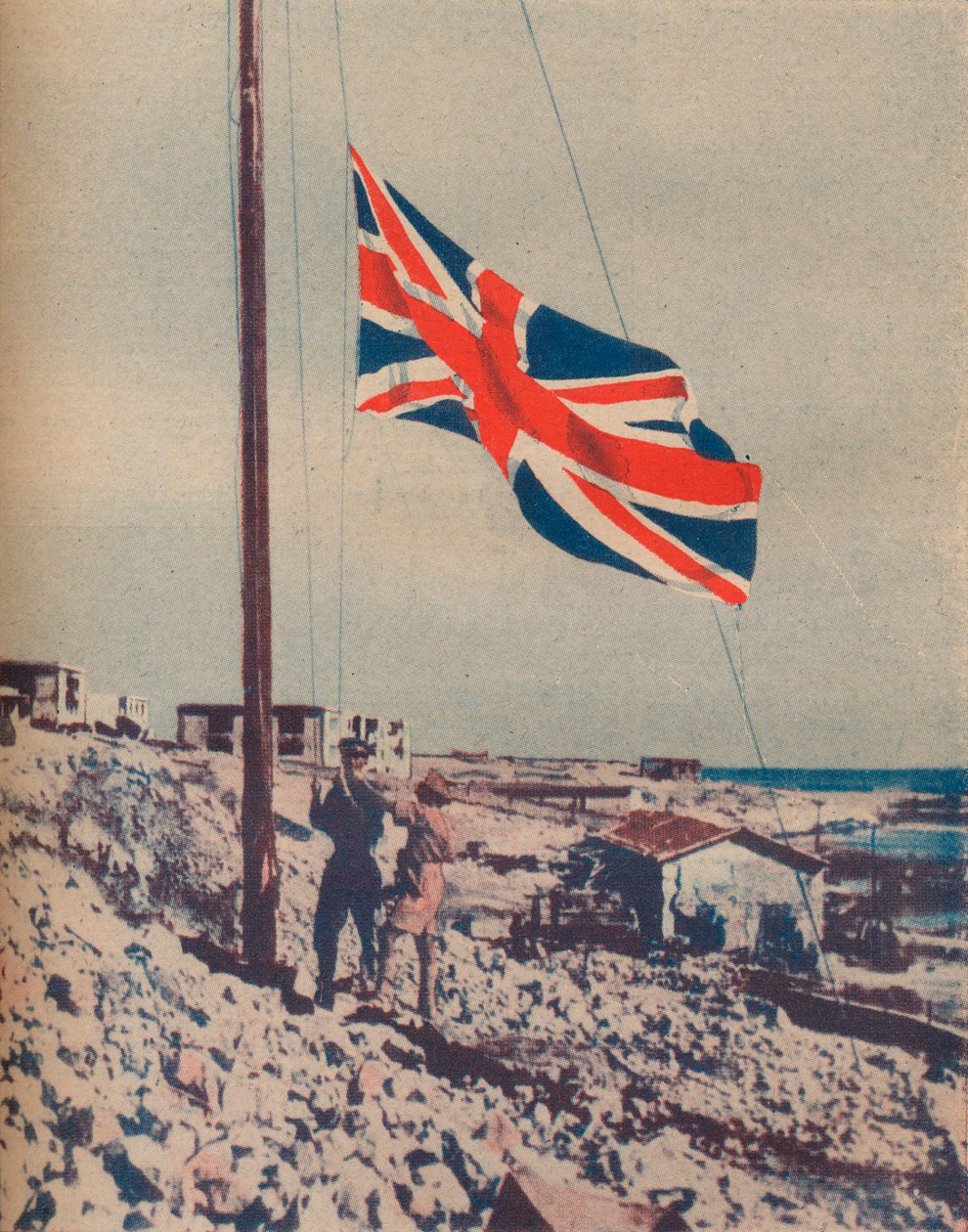 جاك الاتحاد يطير فوق طبرق ، 1942 بواسطة غير معروف