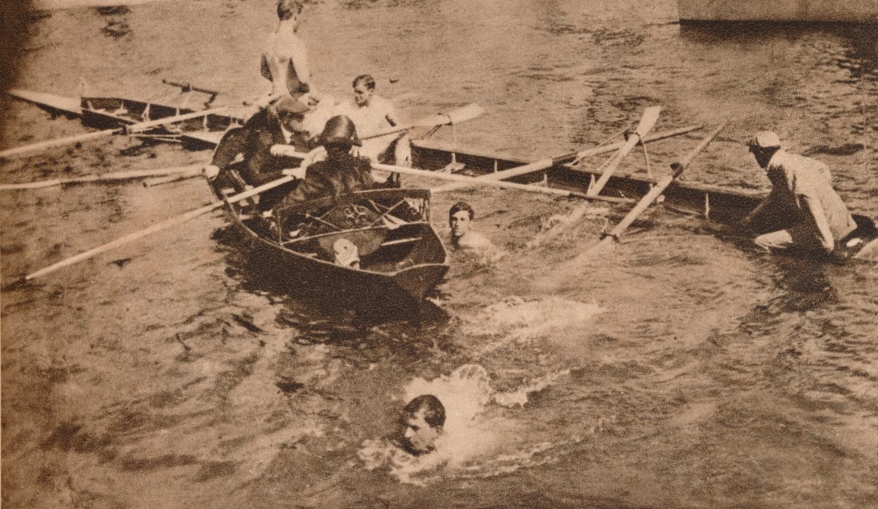 سباق القوارب الجامعية ، مارس 1912 1935 بواسطة غير معروف