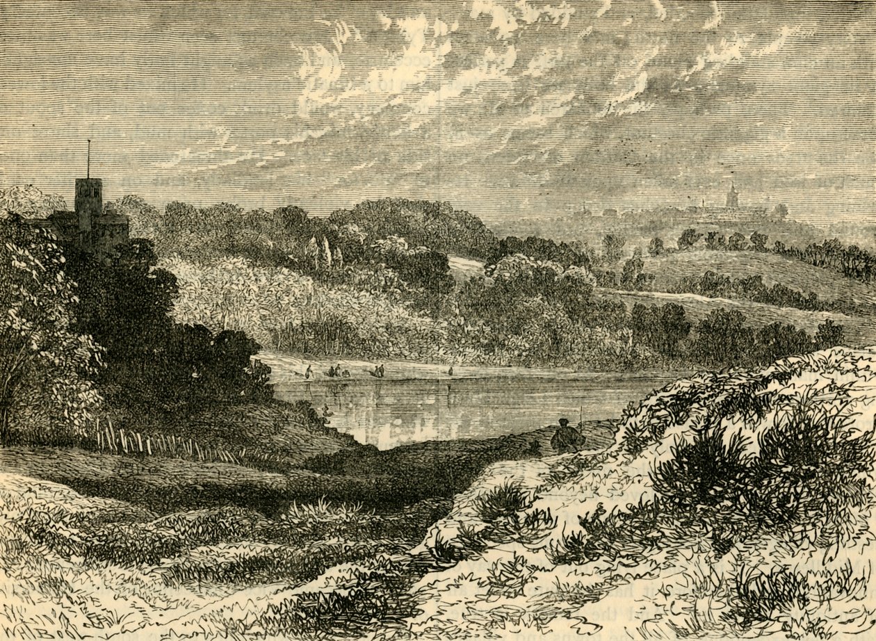 وادي الصحة ، c1876. بواسطة غير معروف