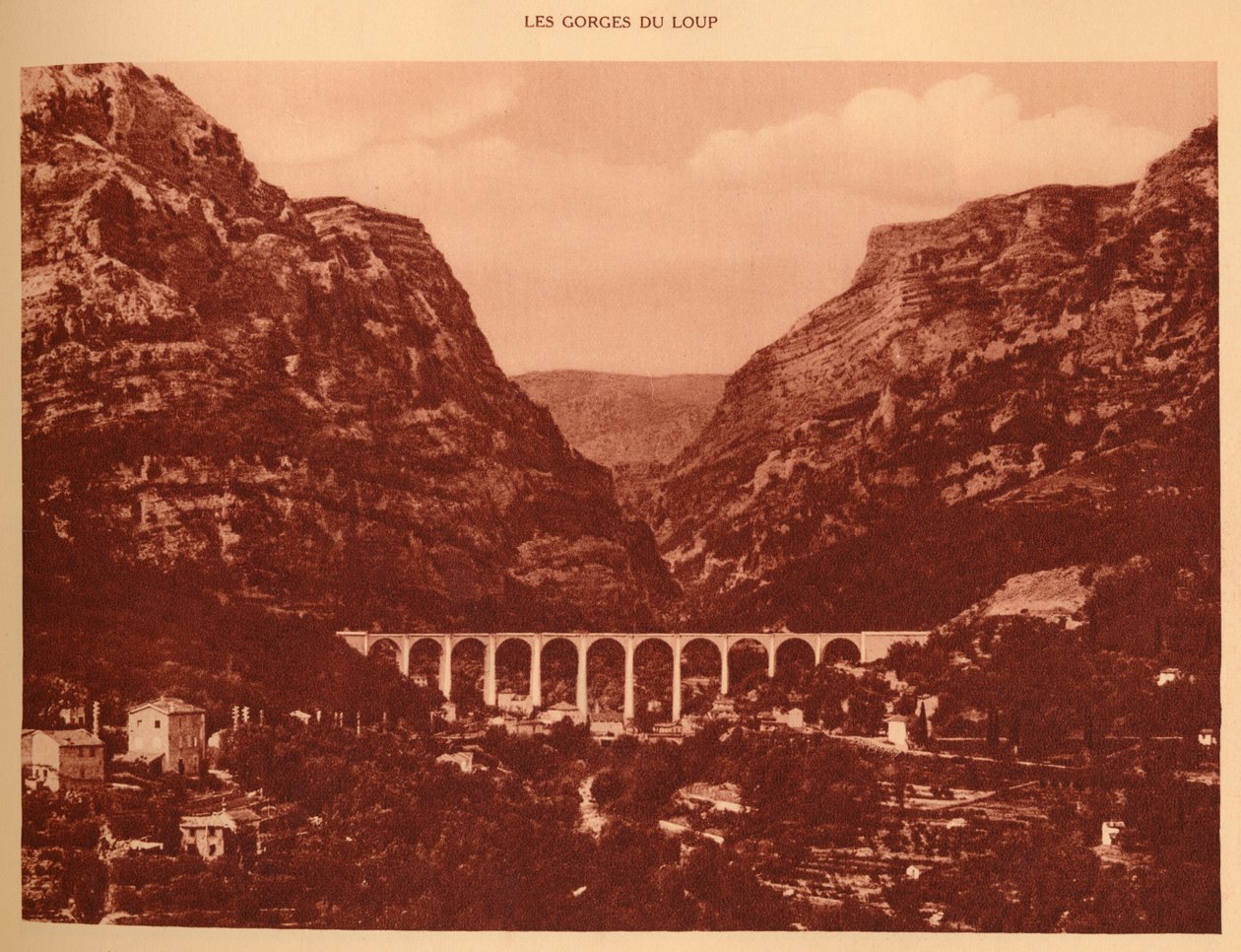 الجسر والوصول إلى الخوانق ، 1930. بواسطة غير معروف