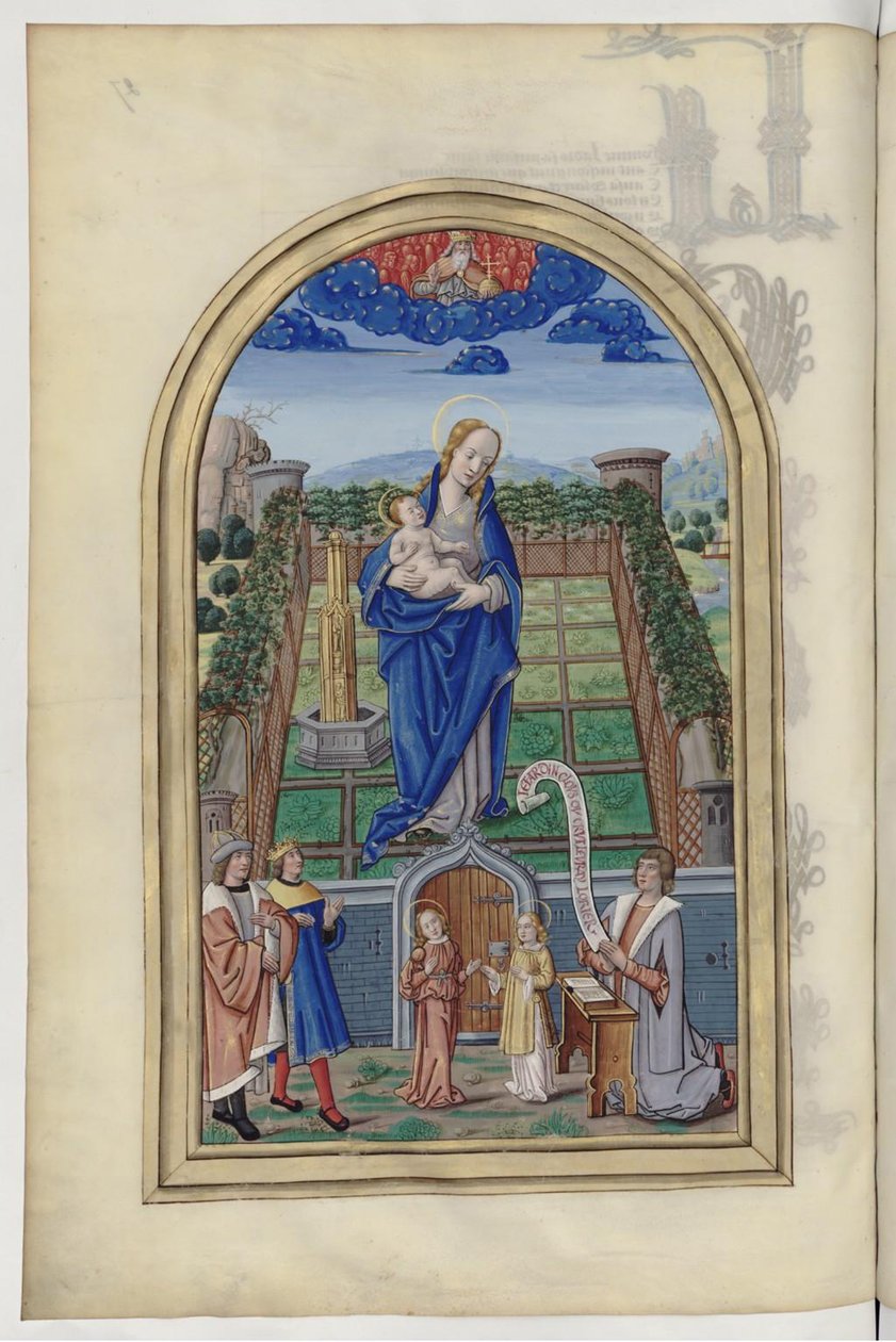 مريم العذراء. من: الأغاني الملكية على شرف العذراء في Puy dAmiens ، 1501-1600 بواسطة غير معروف