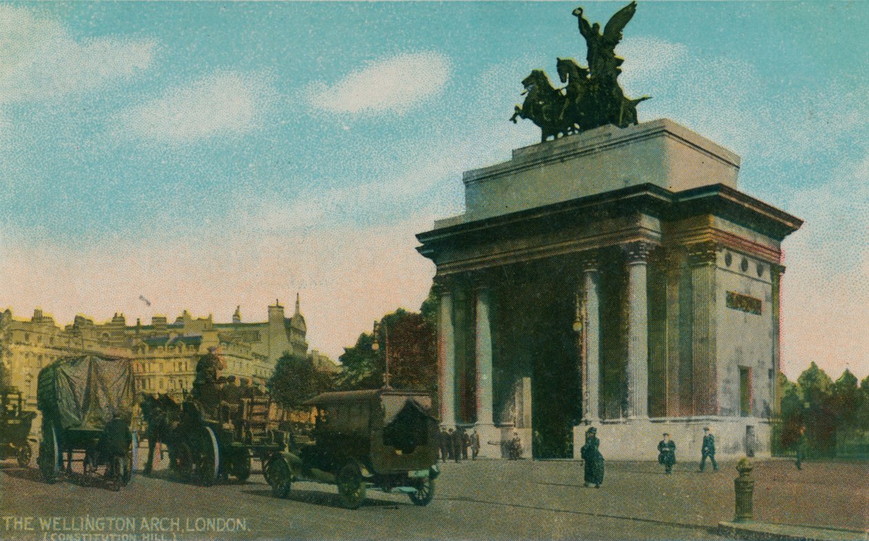 قوس ويلينغتون ، لندن ، c1910. بواسطة غير معروف