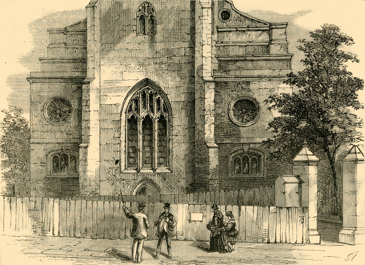 الطرف الغربي من سانت أندروز ، يعرض القوس القوطي ، c1872. بواسطة غير معروف