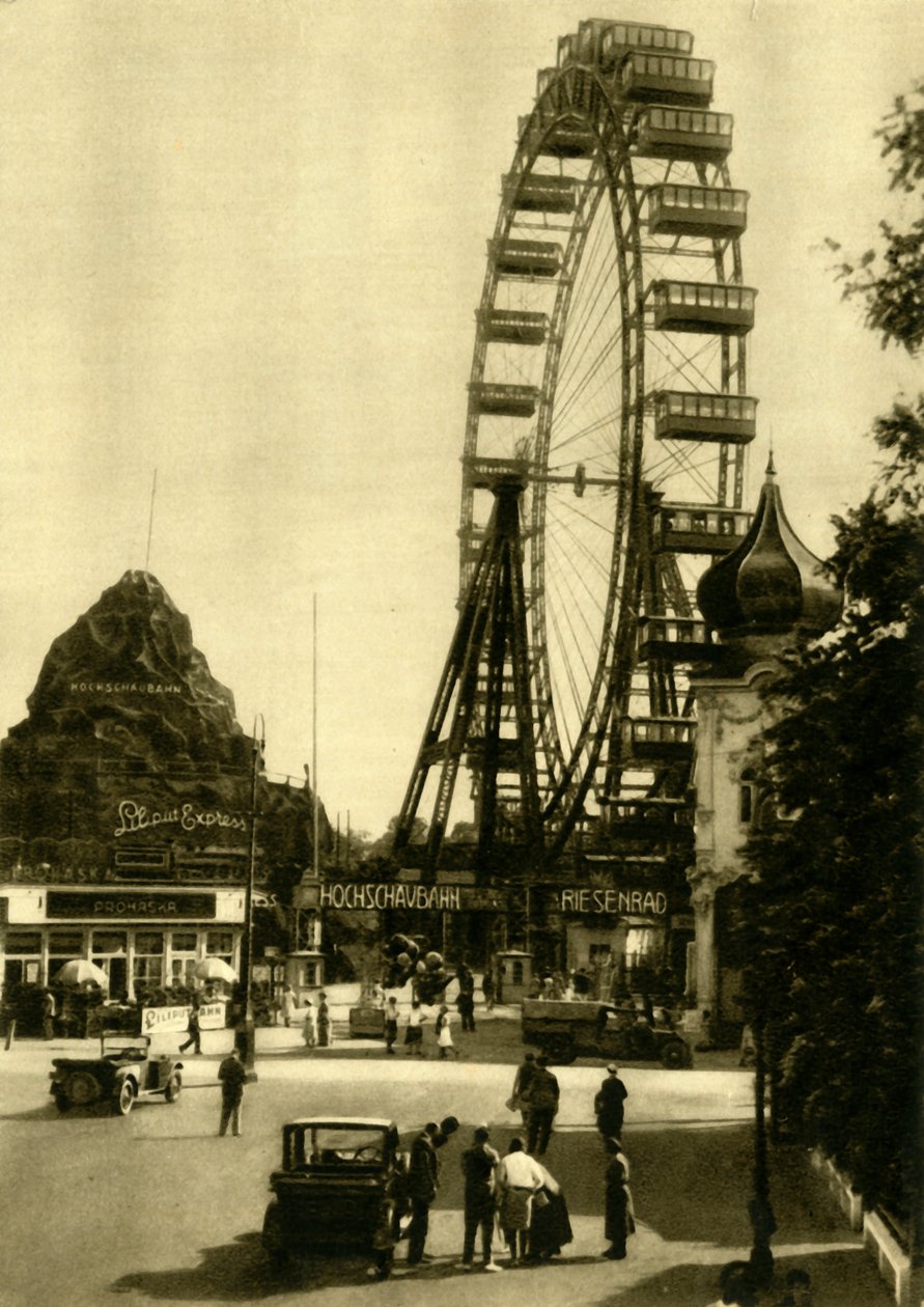 The Wiener Riesenrad ، فيينا ، النمسا ، c1935. بواسطة غير معروف