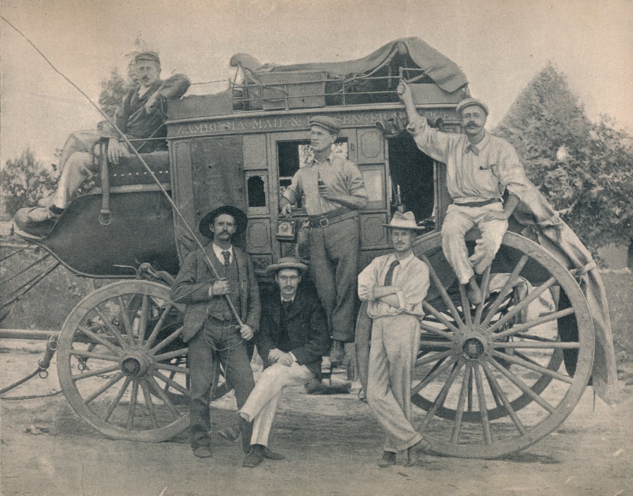 مدرب زامبيزي ، c1900. بواسطة غير معروف