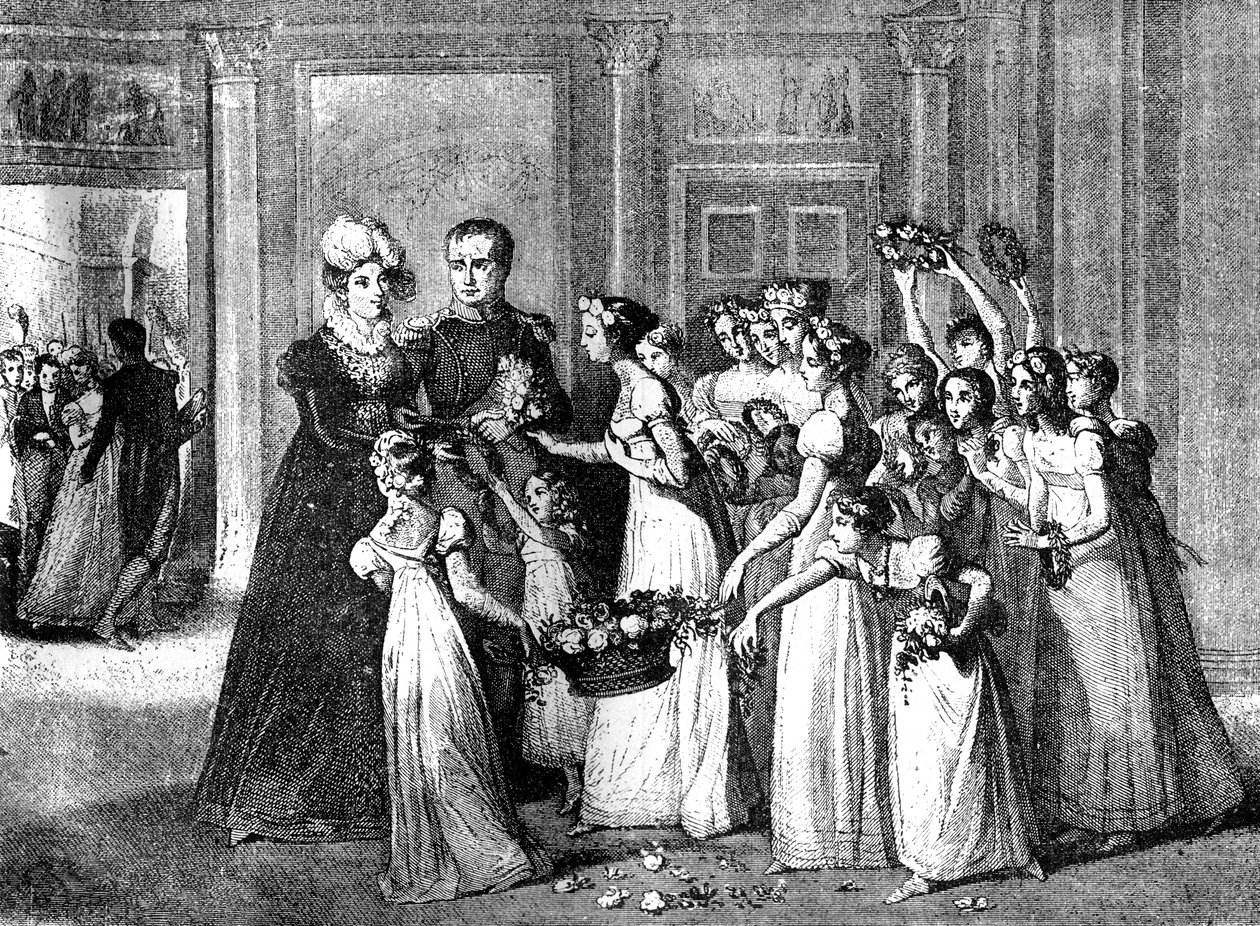 وصول ماري لويز إلى كومبيين ، فرنسا ، 27 مارس 1810 1882-1884 بواسطة غير معروف