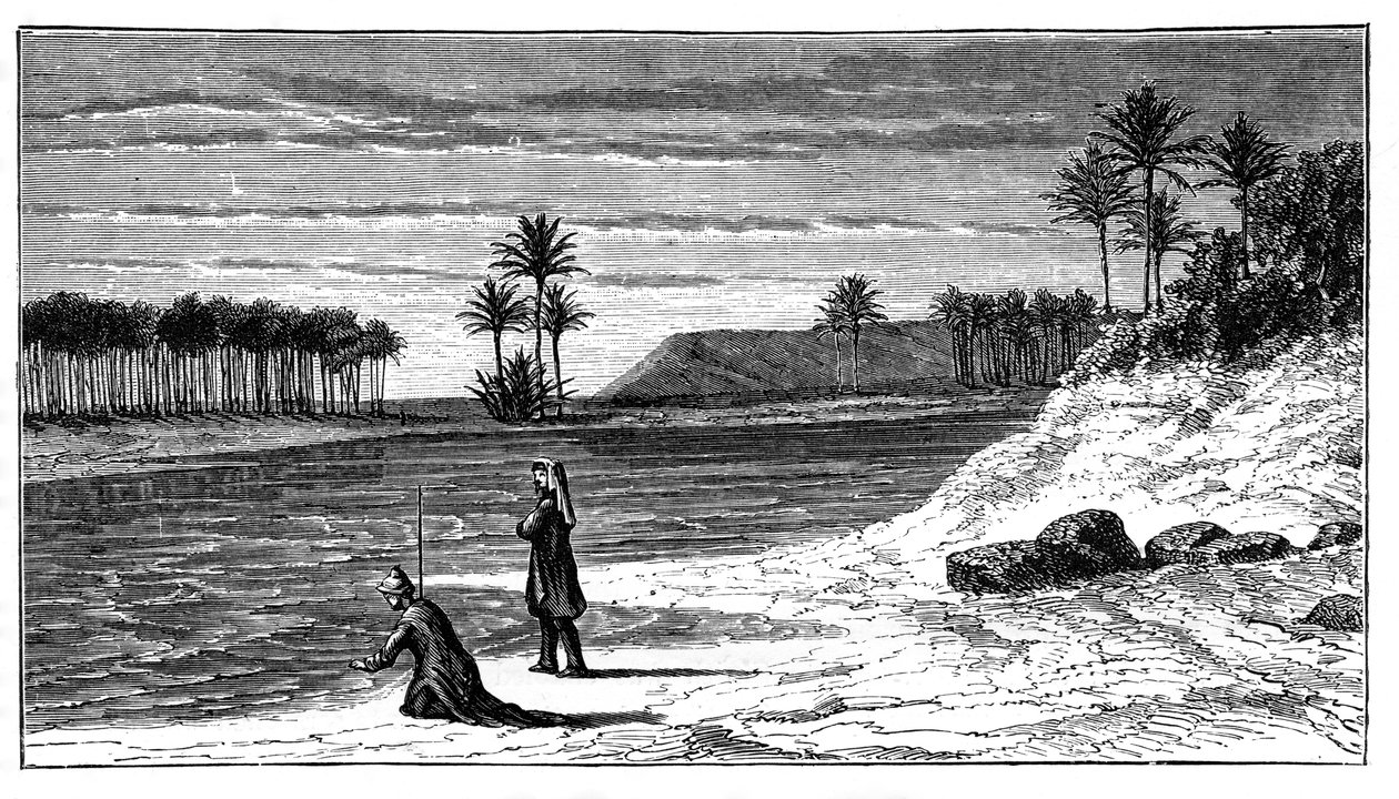 ضفاف الفرات c1890 بواسطة غير معروف