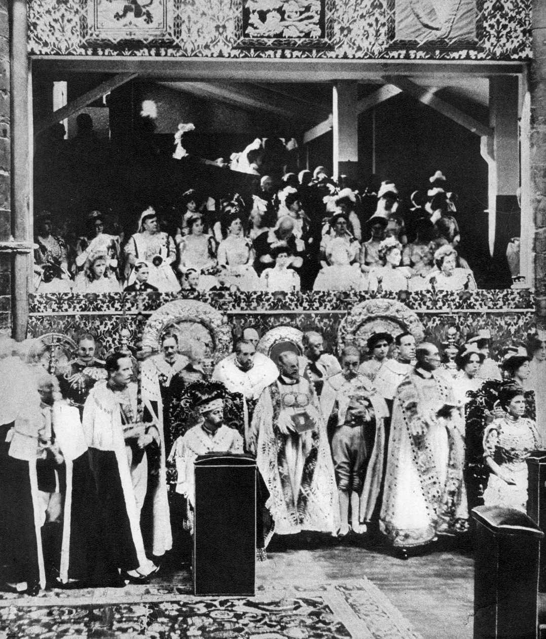 تتويج الملك جورج الخامس ، دير وستمنستر ، 22 يونيو 1911 بواسطة غير معروف
