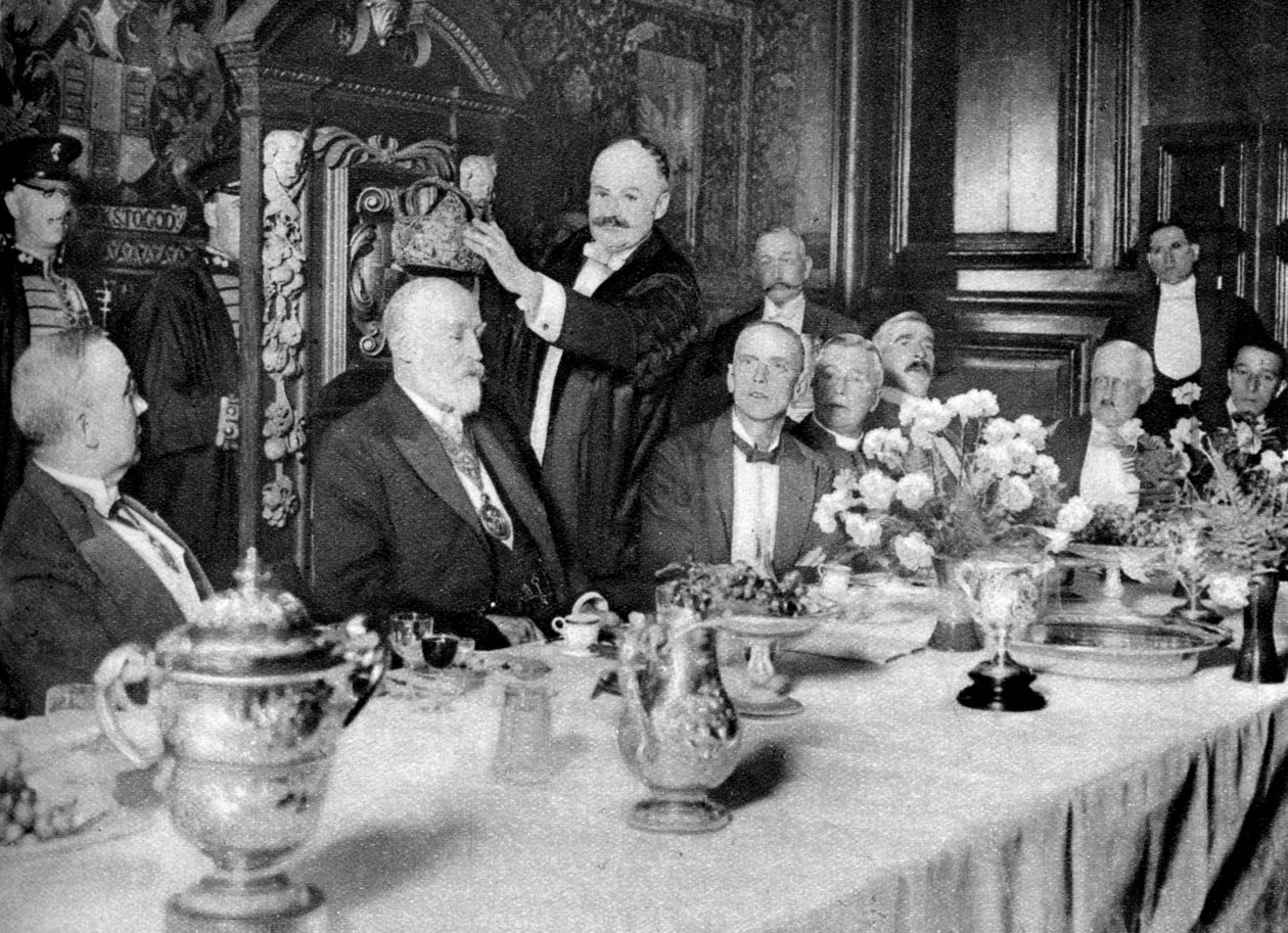 تتويج سيد شركة Girdlers ، لندن ، 1926-1927 بواسطة غير معروف