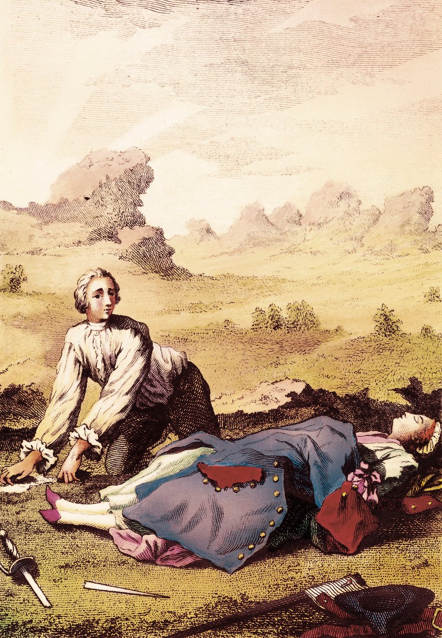 The desert of Louisiana. Illustration بواسطة غير معروف