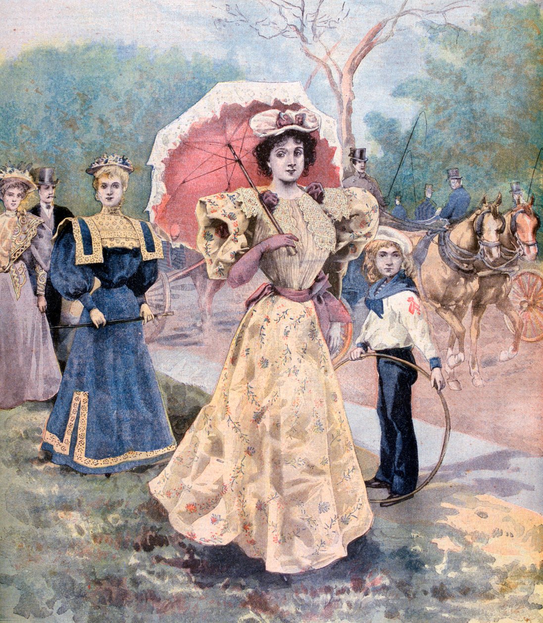 الموضة عام 1894 بواسطة غير معروف