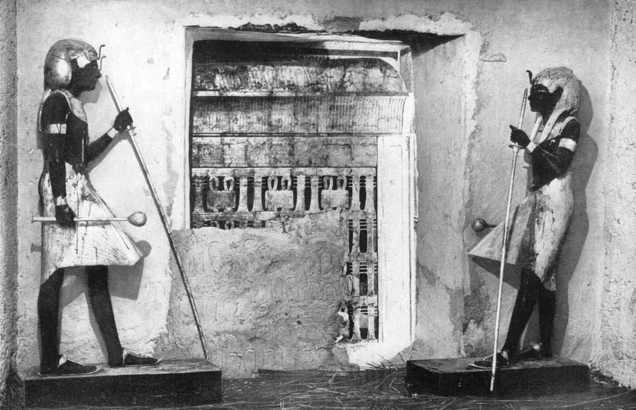 اللمحة الأولى عن مقبرة توت عنخ آمون ، مصر ، 1933-1934 بواسطة غير معروف