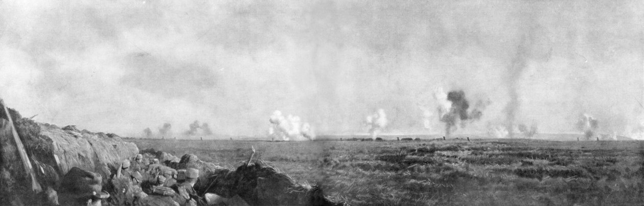 الخط الأمامي حول Aisne ، فرنسا ، الحرب العالمية الأولى ، 1914 ، 1926 بواسطة غير معروف