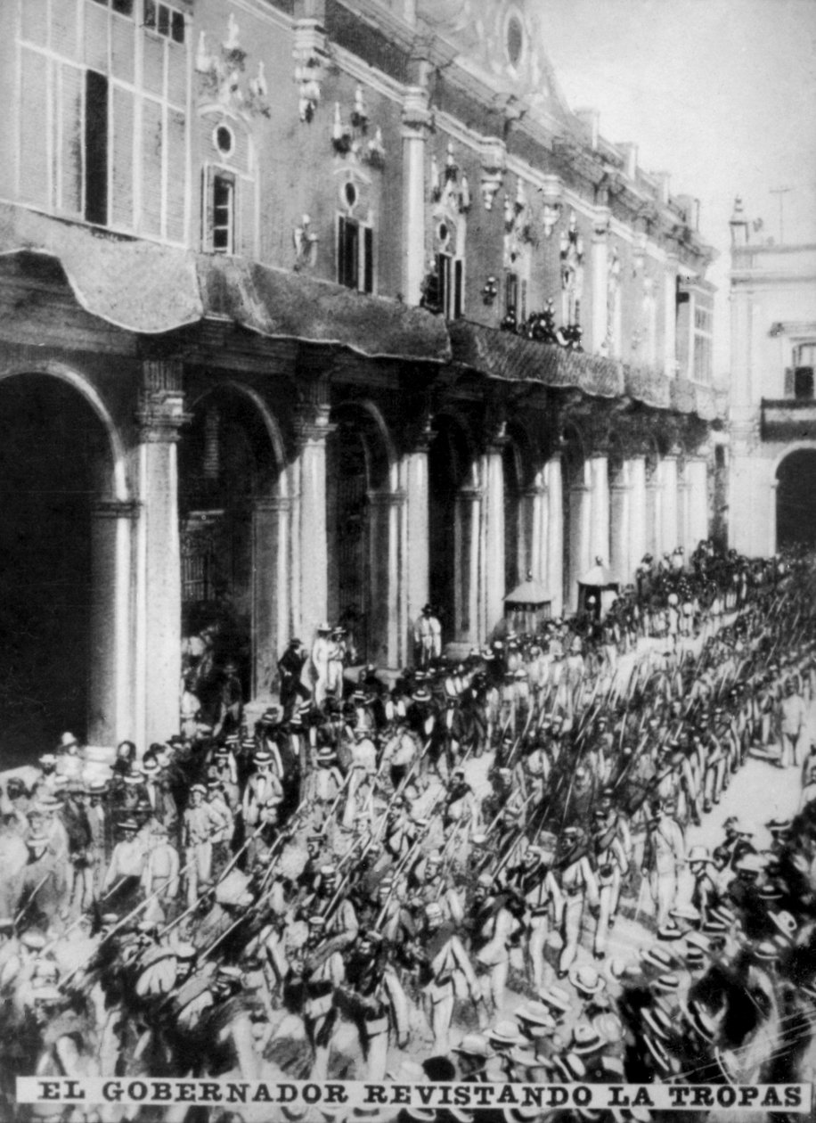 الحاكم يتفقد القوات التي وصلت حديثًا ، 1868 ، 1920 بواسطة غير معروف