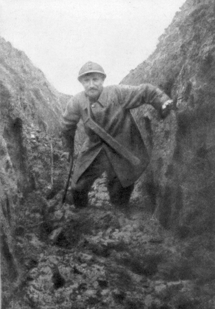 بؤس الجندي ، خندق فرنسي موحل في ارتواز ، فرنسا ، 1916 بواسطة غير معروف