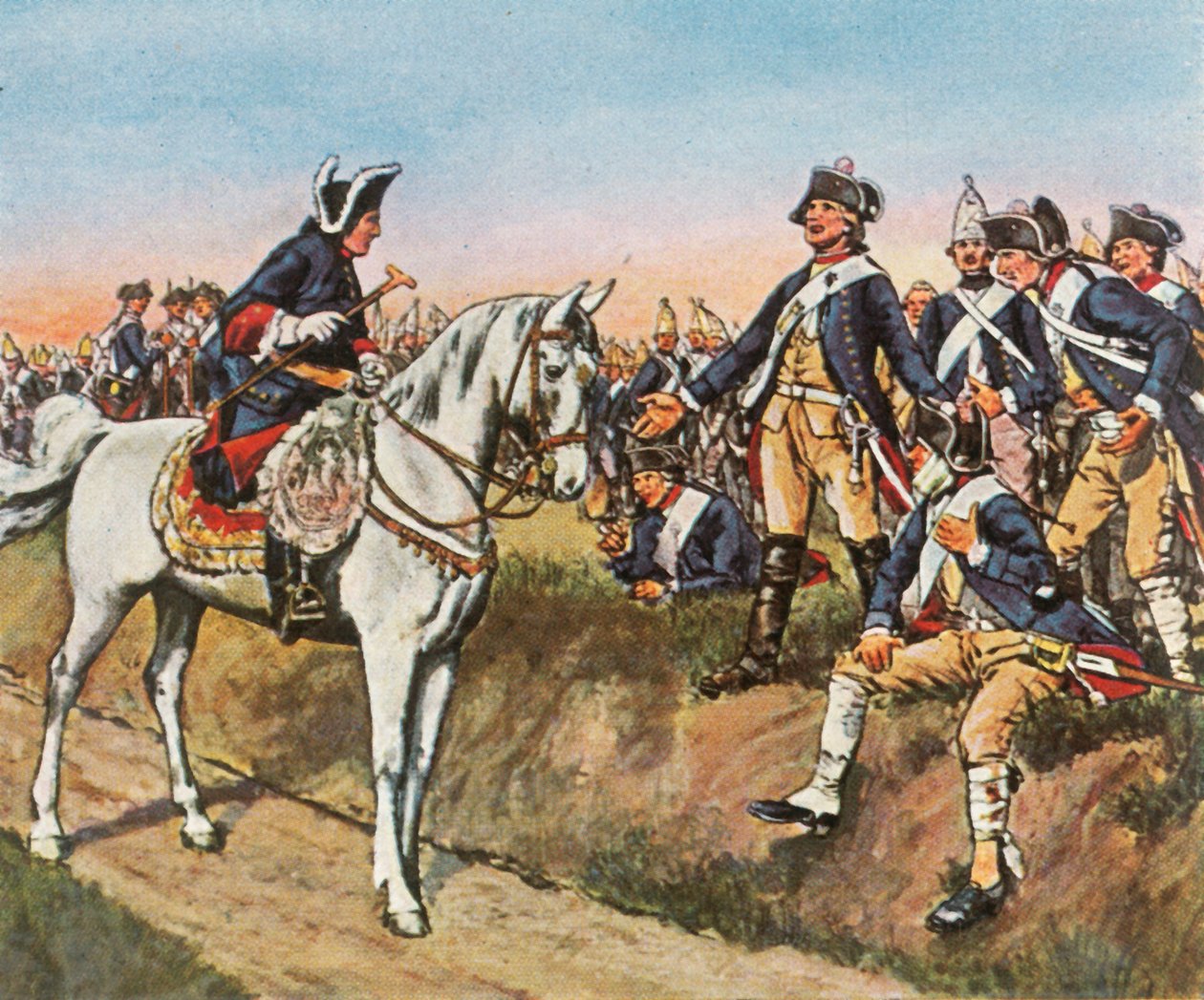 في صباح اليوم التالي للهجوم على Hochkirch ، 14 أكتوبر 1758 ، 1936. بواسطة غير معروف