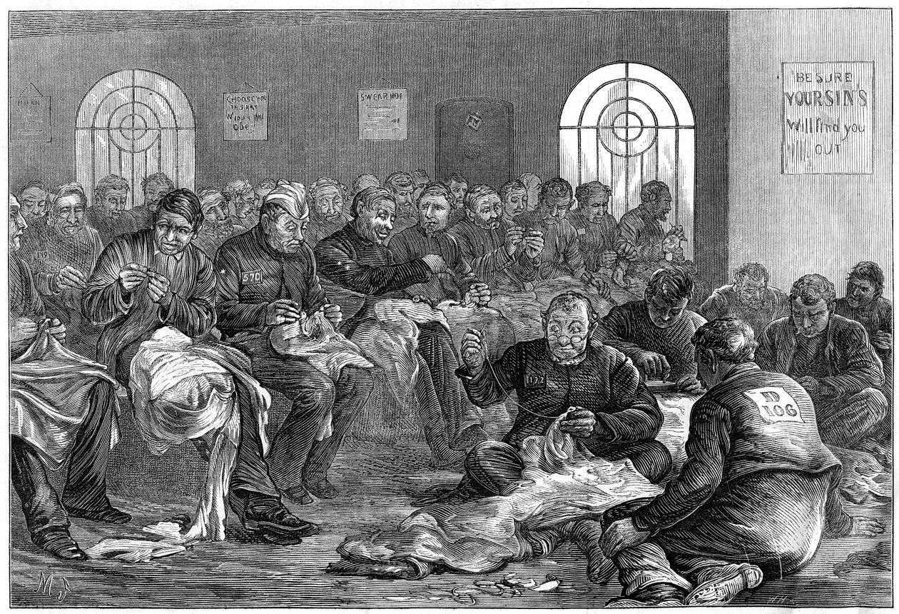 غرفة الإبرة ، سجن كليركينويل ، لندن ، 1874 بواسطة غير معروف