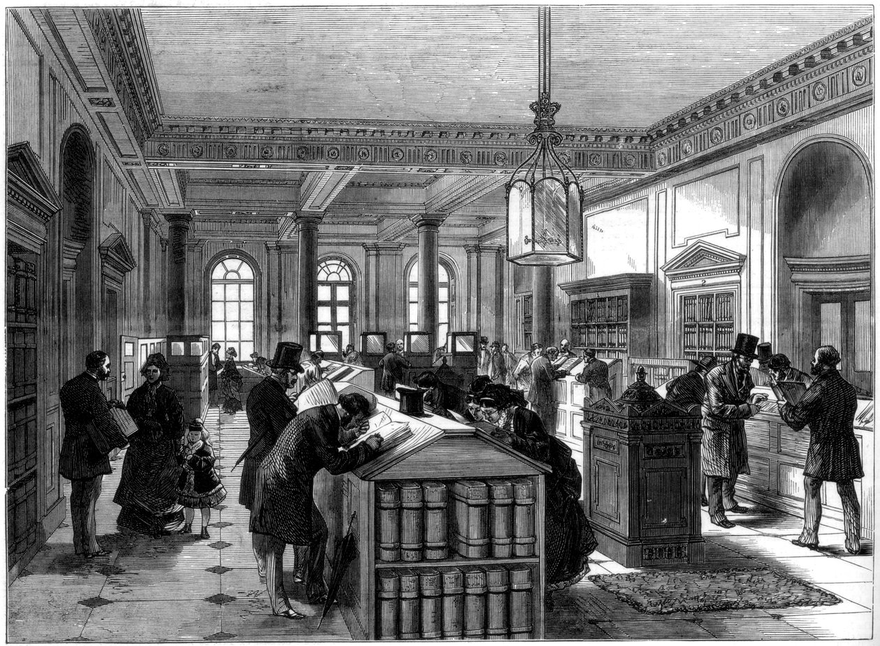 السجل الجديد لمكتب الوصايا ، Somerset House ، لندن ، 1875 بواسطة غير معروف