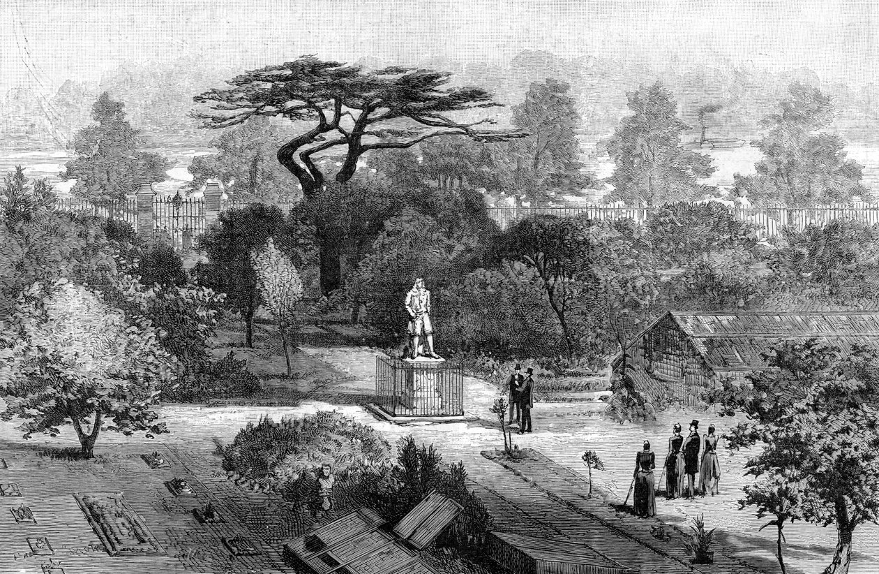 حديقة الفيزياء القديمة ، تشيلسي ، 1890 بواسطة غير معروف