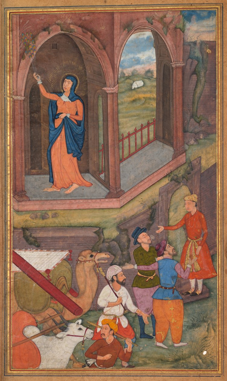 مكان ولادة يسوس ، من ميرات القدس للأب جيروم كزافييه ، 1602-1604. بواسطة غير معروف