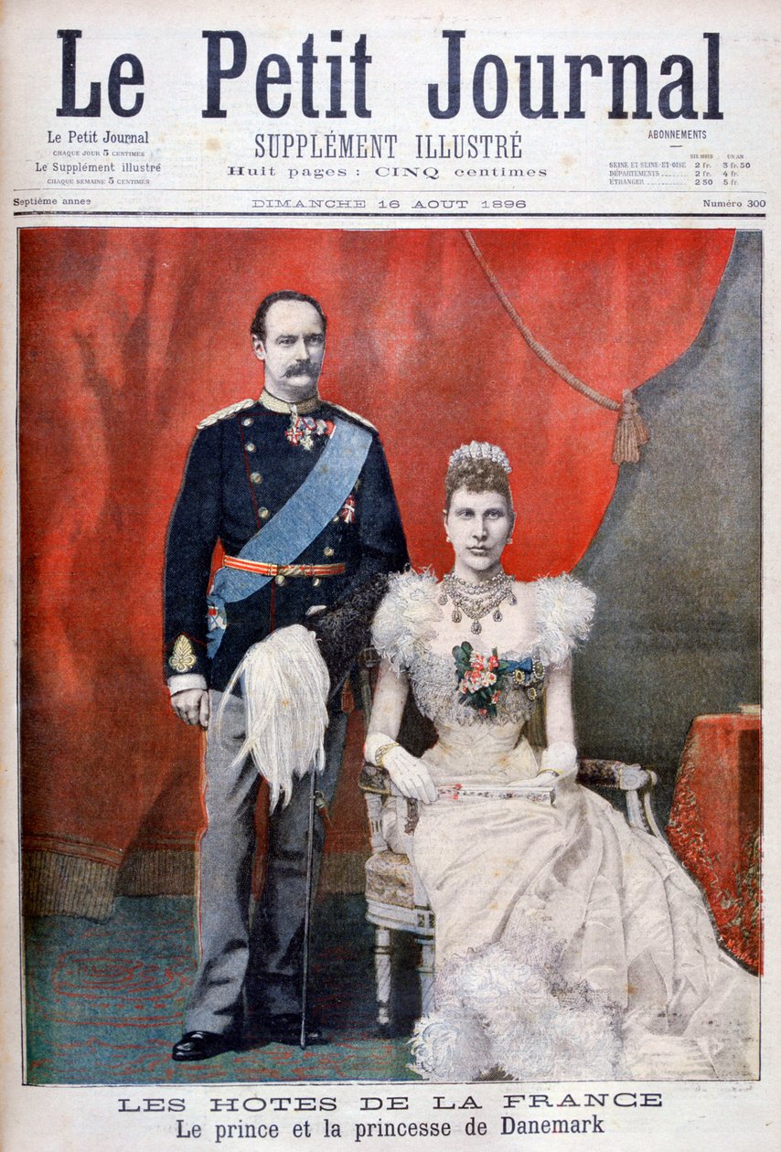 أمير وأميرة الدنمارك ، 1896 بواسطة غير معروف