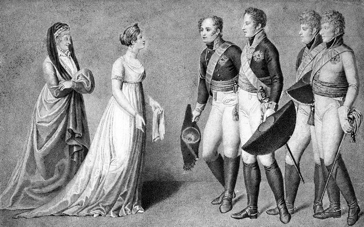 استقبال ألكسندر الأول 1777-1825 ، إمبراطور روسيا ، في ميميل ، 1802 بواسطة غير معروف