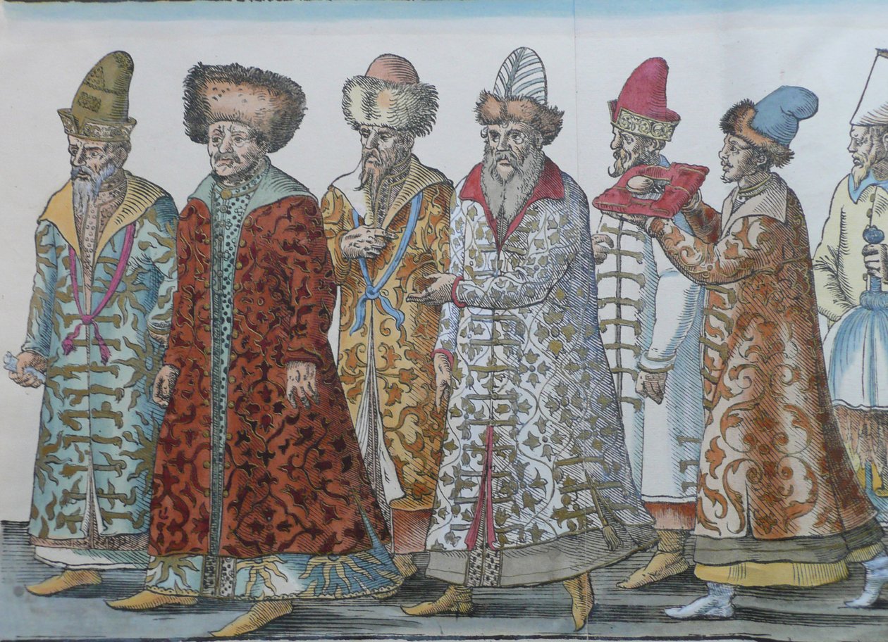 حكام موسكو. Grand Duke Ivan III ، Vasili III Ivanovich ، Ivan IV the Terrible and Amba بواسطة غير معروف