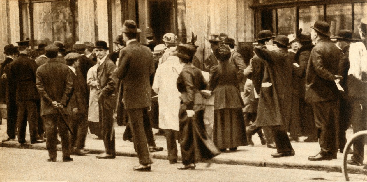 غرق لوسيتانيا ، مايو 1915 ، 1933. بواسطة غير معروف