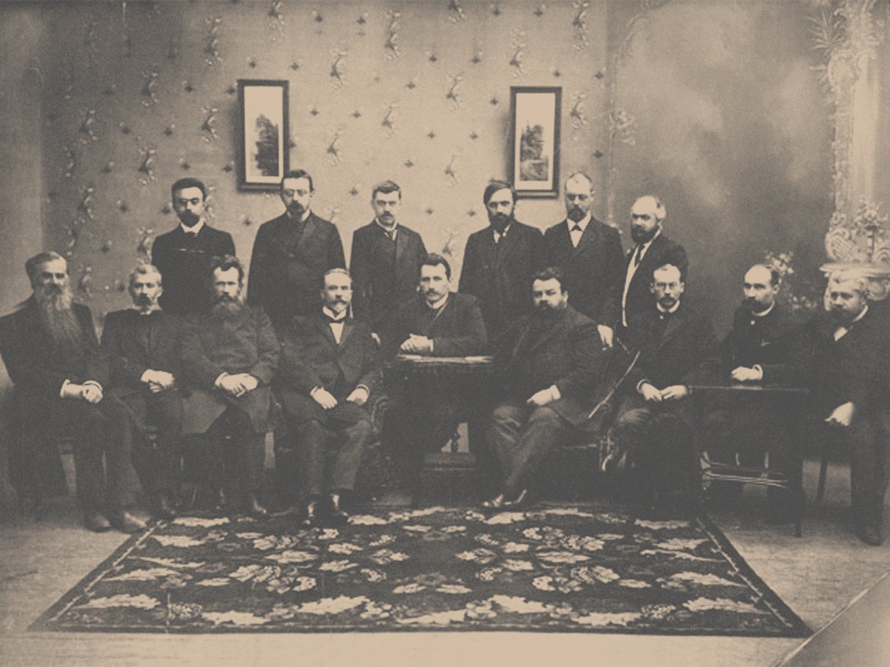 جلسة الحزب الدستوري الديمقراطي 1907 بواسطة غير معروف