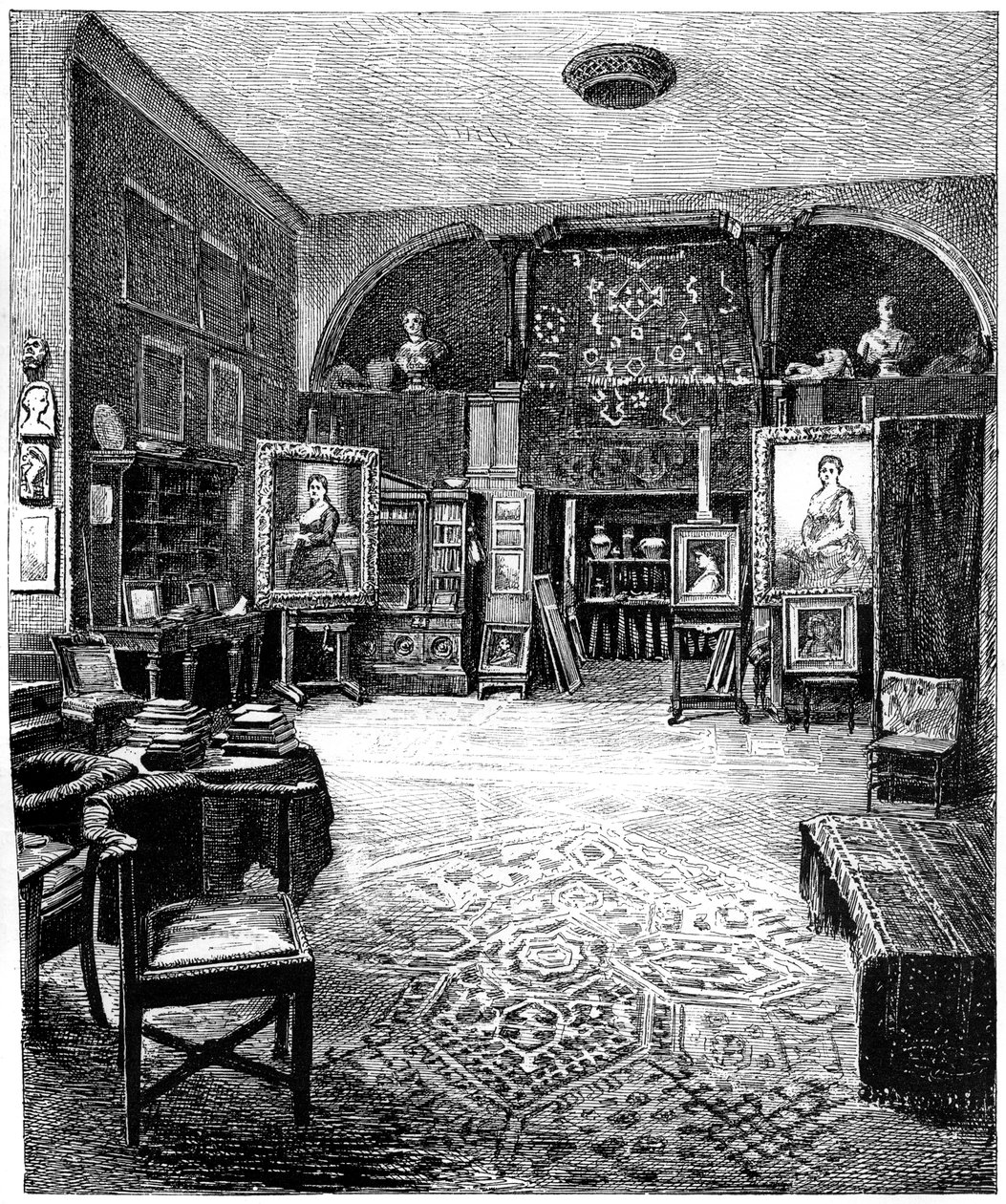 استوديو السير فريدريك ليتون ، c1880-1882 بواسطة غير معروف