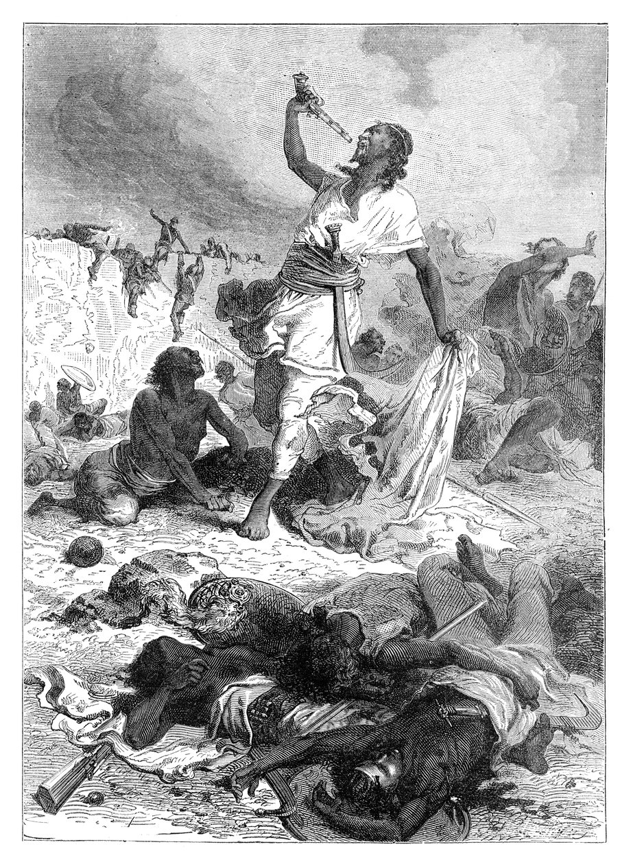 انتحار ثيودور ، مجدلا ، إثيوبيا ، 1868 أواخر القرن التاسع عشر بواسطة غير معروف