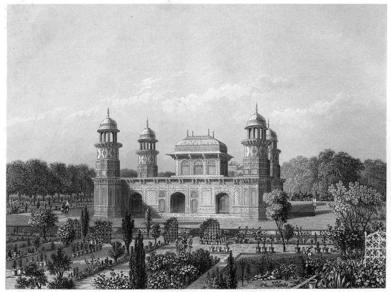 قبر Itimad-Ud-Daula ، أغرا ، الهند ، c1860 بواسطة غير معروف