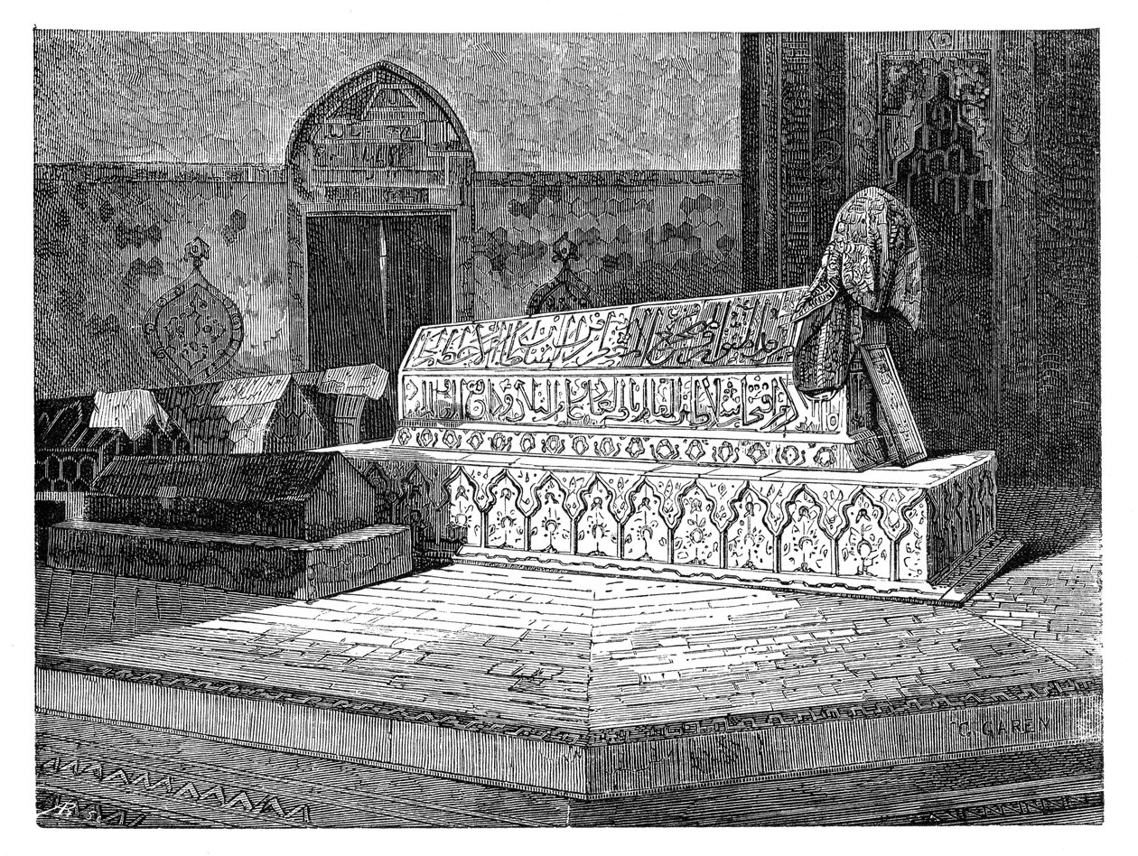 ضريح محمد الثاني في المسجد الأخضر ، بورصة ، تركيا ، 1895 بواسطة غير معروف